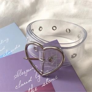 California girl Mood belt transparent color and summer ~ loving belt Size：OS